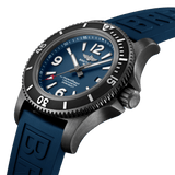 Buy Shop Breitling Superocean Automatic 46mm Blue Dial Blue Rubber Strap Watch for Men - M17368D71C1S1 USA Online