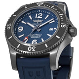 Buy Shop Breitling Superocean Automatic 46mm Blue Dial Blue Rubber Strap Watch for Men - M17368D71C1S1 USA Online