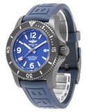 Buy Shop Breitling Superocean Automatic 46mm Blue Dial Blue Rubber Strap Watch for Men - M17368D71C1S1 USA Online