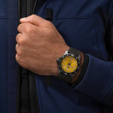 Buy Shop Breitling Superocean Automatic 46mm Yellow Dial Black Rubber Strap Watch for Men - M17368D71I1S1 USA Online