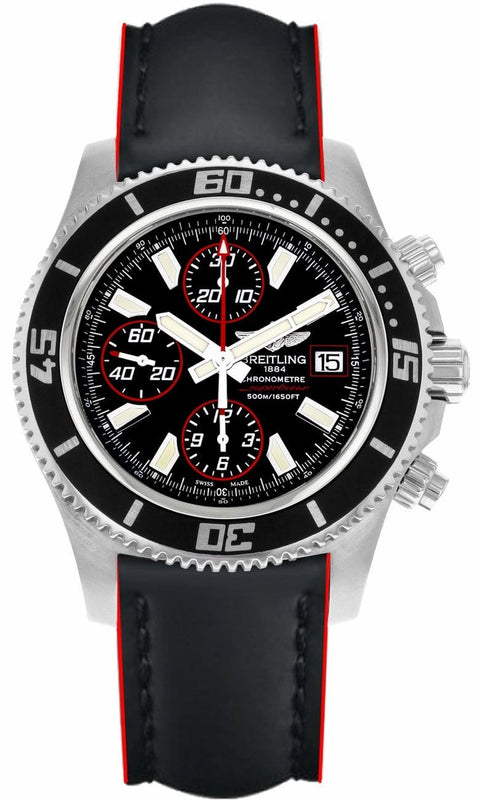 Buy Shop Breitling Superocean Chronograph II Black Dial 44mm Automatic Mens Watch - A1334102/BA81 USA Online