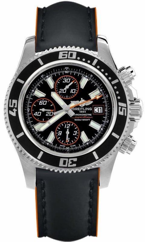 Buy Shop Breitling Superocean Chronograph II Black Dial 44mm Automatic Mens Watch - A1334102/BA85 USA Online