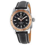 Buy Shop Breitling Superocean Heritage 42mm Black Dial Black Leather Men's Watch - U1732112-B USA Online