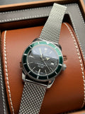 Buy Shop Breitling Superocean Heritage 42mm Chronograph Green Bezel Mens Watch - A1732136 USA Online
