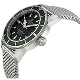 Buy Shop Breitling Superocean Heritage 42mm Chronograph Green Bezel Mens Watch - A1732136 USA Online