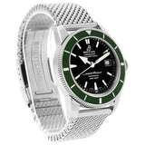 Buy Shop Breitling Superocean Heritage 42mm Chronograph Green Bezel Mens Watch - A1732136 USA Online