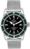 Buy Shop Breitling Superocean Heritage 42mm Chronograph Green Bezel Mens Watch - A1732136 USA Online
