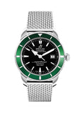 Buy Shop Breitling Superocean Heritage 42mm Chronograph Green Bezel Mens Watch - A1732136 USA Online
