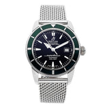 Buy Shop Breitling Superocean Heritage 42mm Chronograph Green Bezel Mens Watch - A1732136 USA Online