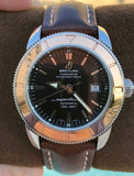 Buy Shop Breitling Superocean Heritage 42mm Rose Gold Chronometer Black Dial Brown Leather Strap Mens Watch - U1732112 USA Online