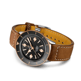 Buy Shop Breitling Superocean Heritage '57 Black Dial Brown Leather Strap Watch for Men - U10370121B1X1 USA Online