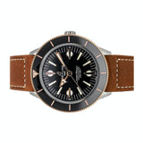 Buy Shop Breitling Superocean Heritage '57 Black Dial Brown Leather Strap Watch for Men - U10370121B1X1 USA Online