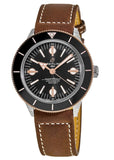 Buy Shop Breitling Superocean Heritage '57 Black Dial Brown Leather Strap Watch for Men - U10370121B1X1 USA Online