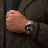 Buy Shop Breitling Superocean Heritage '57 Black Dial Silver Mesh Bracelet Watch for Men - A10370121B1A1 USA Online