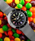 Buy Shop Breitling Superocean Heritage '57 Black Dial Silver Mesh Bracelet Watch for Men - A103701A1B1A1 USA Online