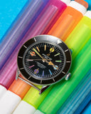 Buy Shop Breitling Superocean Heritage '57 Black Dial Silver Mesh Bracelet Watch for Men - A103701A1B1A1 USA Online