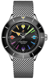 Buy Shop Breitling Superocean Heritage '57 Black Dial Silver Mesh Bracelet Watch for Men - A103701A1B1A1 USA Online