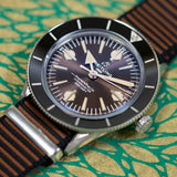Buy Shop Breitling Superocean Heritage '57 Outerknown Brown Dial Brown NATO Strap Watch for Men - A103703A1Q1W1 USA Online
