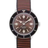 Buy Shop Breitling Superocean Heritage '57 Outerknown Brown Dial Brown NATO Strap Watch for Men - A103703A1Q1W1 USA Online