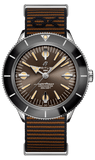 Buy Shop Breitling Superocean Heritage '57 Outerknown Brown Dial Brown NATO Strap Watch for Men - A103703A1Q1W1 USA Online