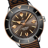 Buy Shop Breitling Superocean Heritage '57 Outerknown Limited Edition Brown Dial Brown NATO Strap Watch for Men - U103701A1Q1W1 USA Online