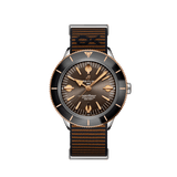 Buy Shop Breitling Superocean Heritage '57 Outerknown Limited Edition Brown Dial Brown NATO Strap Watch for Men - U103701A1Q1W1 USA Online