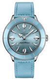 Buy Shop Breitling Superocean Heritage '57 Pastel Paradise Blue Dial Blue Leather Strap Watch for Women - A10340161C1X1 USA Online