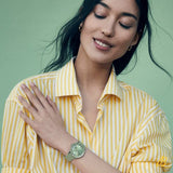 Buy Shop Breitling Superocean Heritage '57 Pastel Paradise Green Dial Green Leather Strap Watch for Women - A10340361L1X1 USA Online