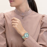 Buy Shop Breitling Superocean Heritage '57 Pastel Paradise Green Dial Green Leather Strap Watch for Women - A10340361L1X1 USA Online