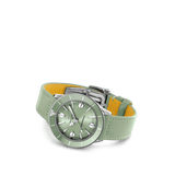 Buy Shop Breitling Superocean Heritage '57 Pastel Paradise Green Dial Green Leather Strap Watch for Women - A10340361L1X1 USA Online