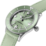Buy Shop Breitling Superocean Heritage '57 Pastel Paradise Green Dial Green Leather Strap Watch for Women - A10340361L1X1 USA Online