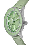 Buy Shop Breitling Superocean Heritage '57 Pastel Paradise Green Dial Green Leather Strap Watch for Women - A10340361L1X1 USA Online