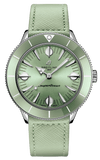 Buy Shop Breitling Superocean Heritage '57 Pastel Paradise Green Dial Green Leather Strap Watch for Women - A10340361L1X1 USA Online