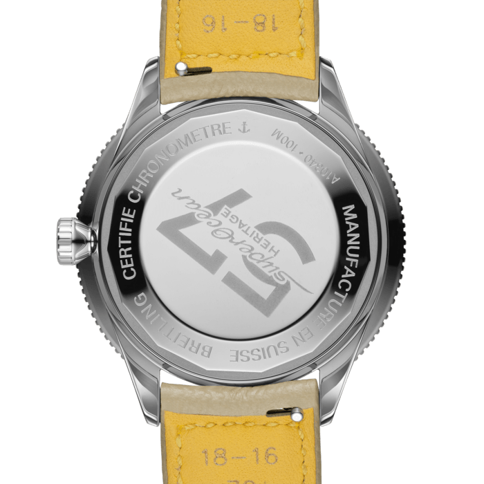 Buy Shop Breitling Superocean Heritage '57 Pastel Paradise White Dial Orange Leather Watch for Women - A10340A11A1X1 USA Online