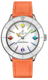 Buy Shop Breitling Superocean Heritage '57 Pastel Paradise White Dial Orange Leather Watch for Women - A10340A11A1X1 USA Online