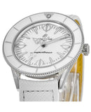 Buy Shop Breitling Superocean Heritage '57 Pastel Paradise White Dial White Leather Strap Watch for Women - A10340A71A1X1 USA Online