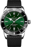 Buy Shop Breitling Superocean Heritage B20 Automatic 46 Green Dial Black Mesh Bracelet Watch for Men - AB2020121L1S1 USA Online