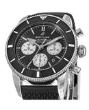 Buy Shop Breitling Superocean Heritage B01 Chronograph 44 Black Dial Black Mesh Bracelet Watch for Men - AB0162121B1S1 USA Online