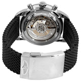 Buy Shop Breitling Superocean Heritage B01 Chronograph 44 Limited Edition Green Dial Black Mesh Bracelet Watch for Men - AB01621A1L1S1 USA Online