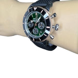 Buy Shop Breitling Superocean Heritage B01 Chronograph 44 Limited Edition Green Dial Black Mesh Bracelet Watch for Women - UB01622A1L1S1 USA Online