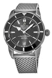 Buy Shop Breitling Superocean Heritage B20 Automatic 42 Black Dial Silver Mesh Bracelet Watch for Men - AB2010121B1A1 USA Online