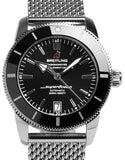 Buy Shop Breitling Superocean Heritage B20 Automatic 42 Black Dial Silver Mesh Bracelet Watch for Men - AB2010121B1A1 USA Online