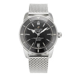 Buy Shop Breitling Superocean Heritage B20 Automatic 42 Black Dial Silver Mesh Bracelet Watch for Men - AB2010121B1A1 USA Online