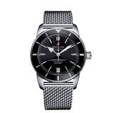 Buy Shop Breitling Superocean Heritage B20 Automatic 42 Black Dial Silver Mesh Bracelet Watch for Men - AB2010121B1A1 USA Online