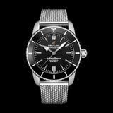 Buy Shop Breitling Superocean Heritage B20 Automatic 42 Black Dial Silver Mesh Bracelet Watch for Men - AB2010121B1A1 USA Online