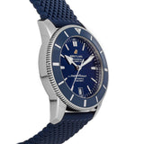 Buy Shop Breitling Superocean Heritage B20 Automatic 42 Blue Dial Blue Mesh Bracelet Watch for Men - AB2010161C1S1 USA Online