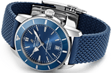 Buy Shop Breitling Superocean Heritage B20 Automatic 42 Blue Dial Blue Mesh Bracelet Watch for Men - AB2010161C1S1 USA Online