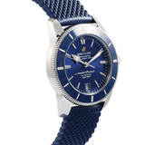 Buy Shop Breitling Superocean Heritage B20 Automatic 42 Blue Dial Blue Mesh Bracelet Watch for Men - AB2010161C1S1 USA Online