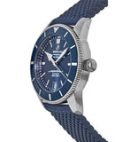 Buy Shop Breitling Superocean Heritage B20 Automatic 42 Blue Dial Blue Mesh Bracelet Watch for Men - AB2010161C1S1 USA Online