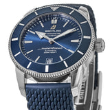 Buy Shop Breitling Superocean Heritage B20 Automatic 42 Blue Dial Blue Mesh Bracelet Watch for Men - AB2010161C1S1 USA Online